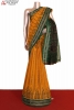 Handloom Thread Weave Patola Cotton Saree - Without Blouse